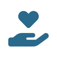 Support the Library quick link hover icon