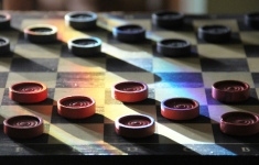 Checkers Game Pieces