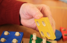 Person using Hands on Dementia Game